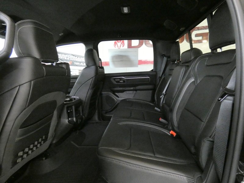 New 2026 Diamond Black Crystal Pearl-Coat Exterior Paint RAM RHO 4x4 Crew Cab 5