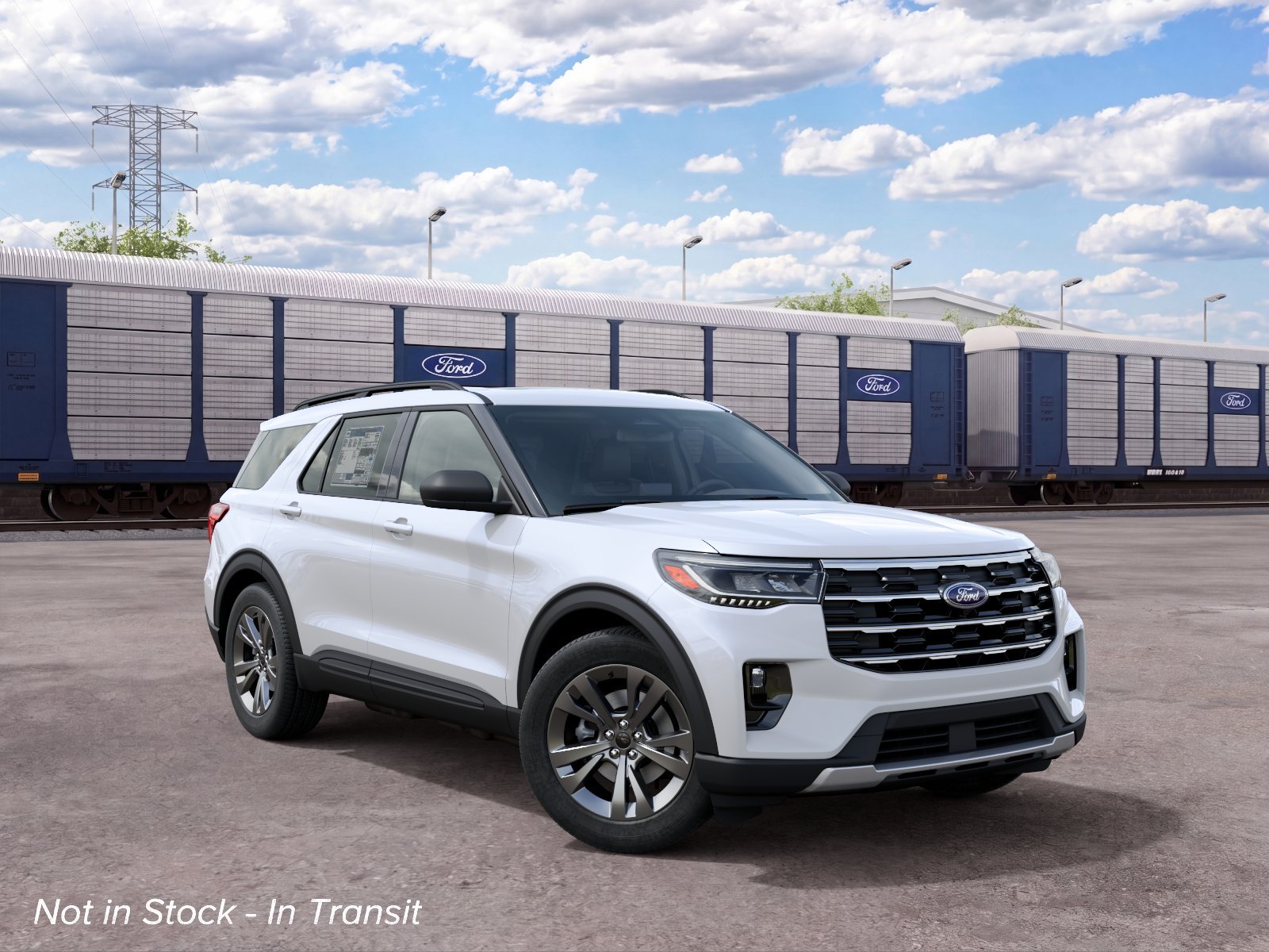New 2027 Star White Metallic Tri-Coat Ford Active image 1