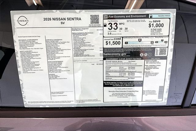 New 2026 Gun Metallic Nissan SV image 37