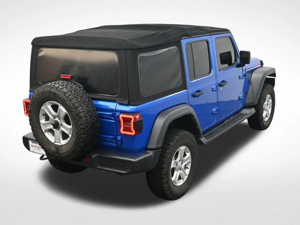 Used 2021 Blue Jeep Unlimited Sport S image 25