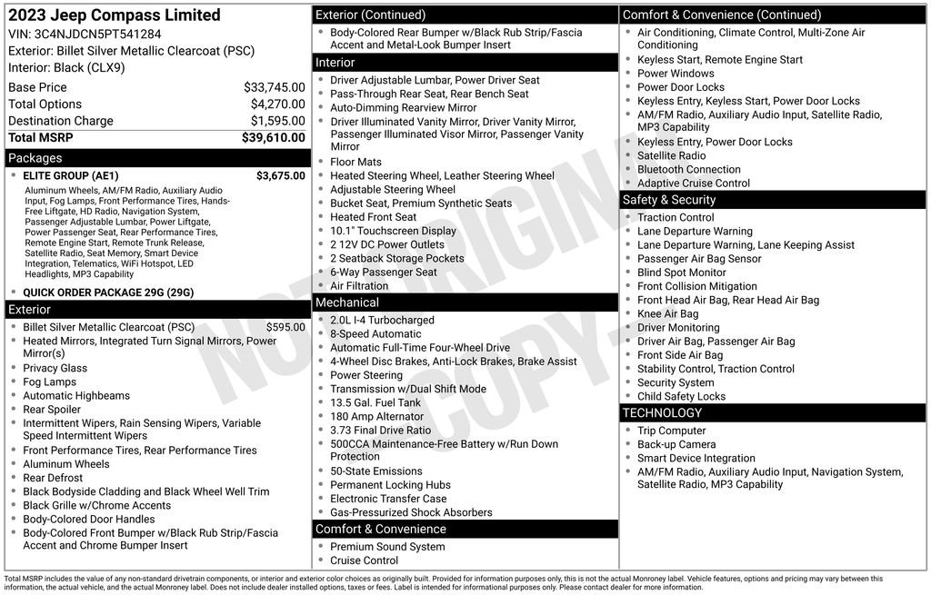 Used 2023 Silver Jeep Limited image 29