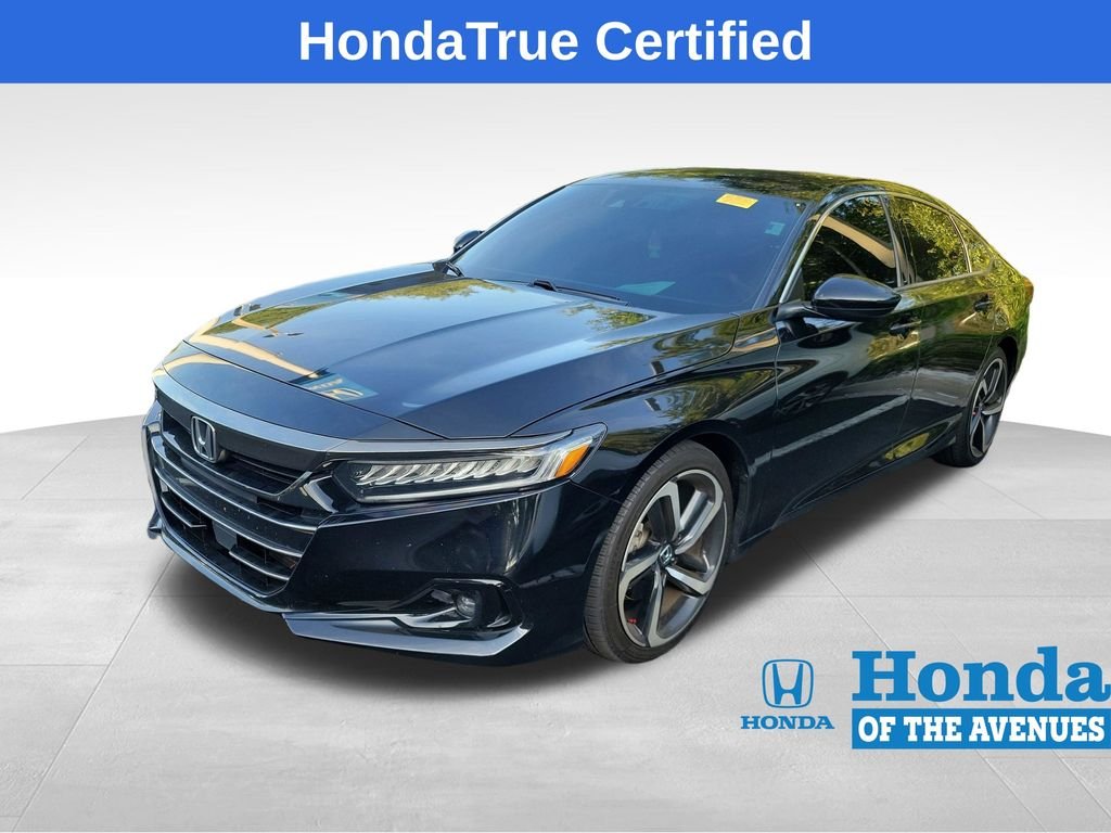 Certified Used 2022 Crystal Black Pearl Honda 1.5T SPORT image 4
