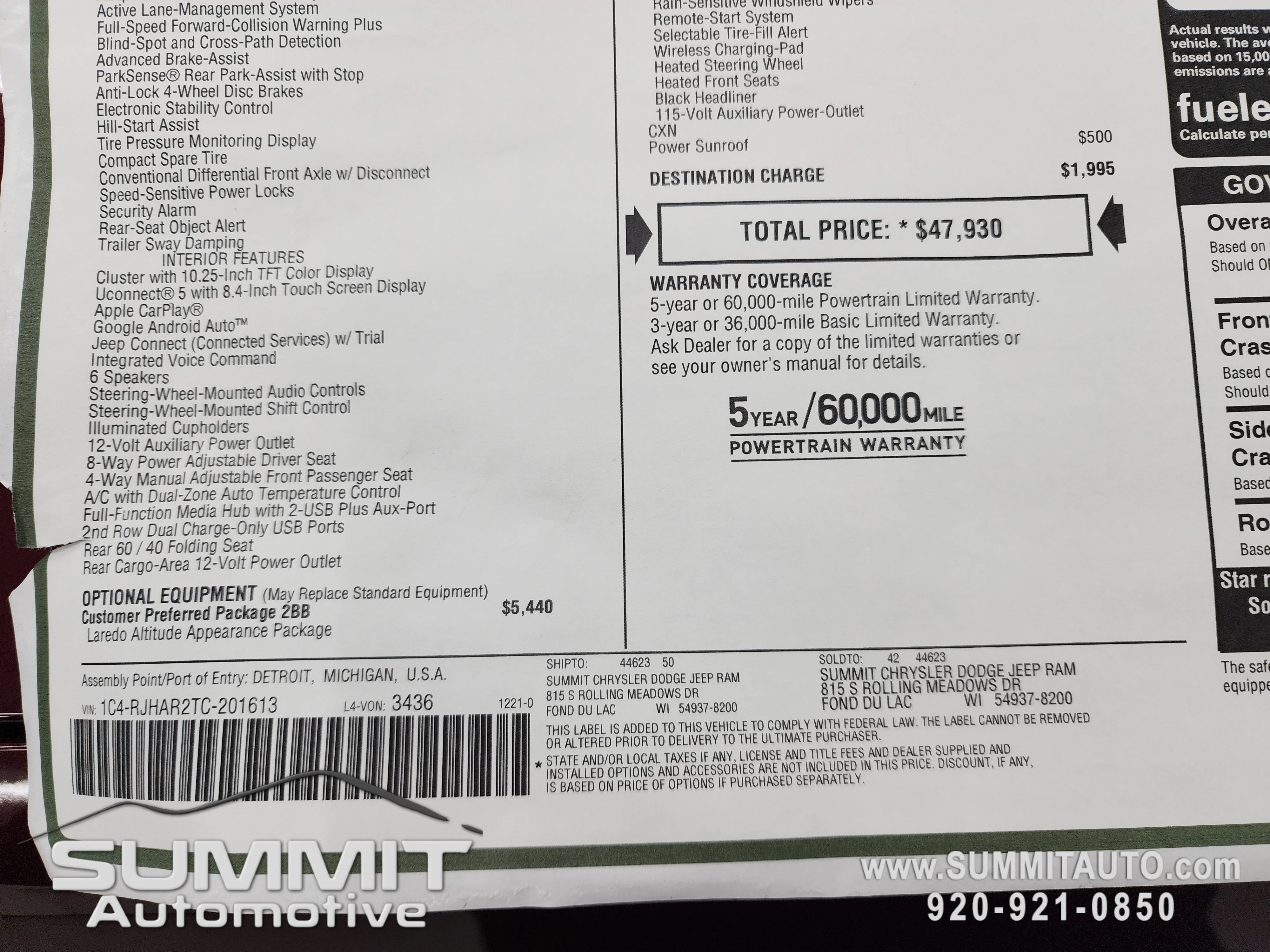 New 2026 Velvet Red Pearl-Coat Exterior Paint Jeep Altitude image 43