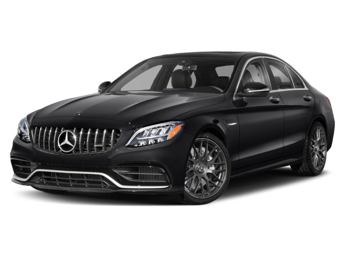 Used 2021 Obsidian Black Metallic Mercedes-Benz C 63 S AMG® image 1