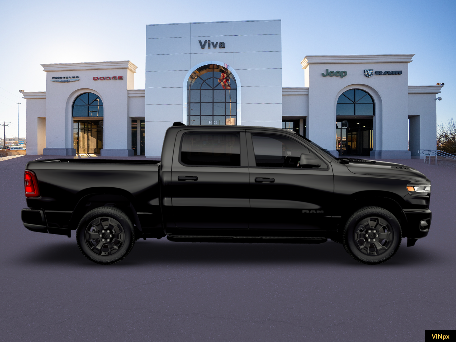 New 2026 Diamond Black Crystal Pearlcoat RAM Express image 9