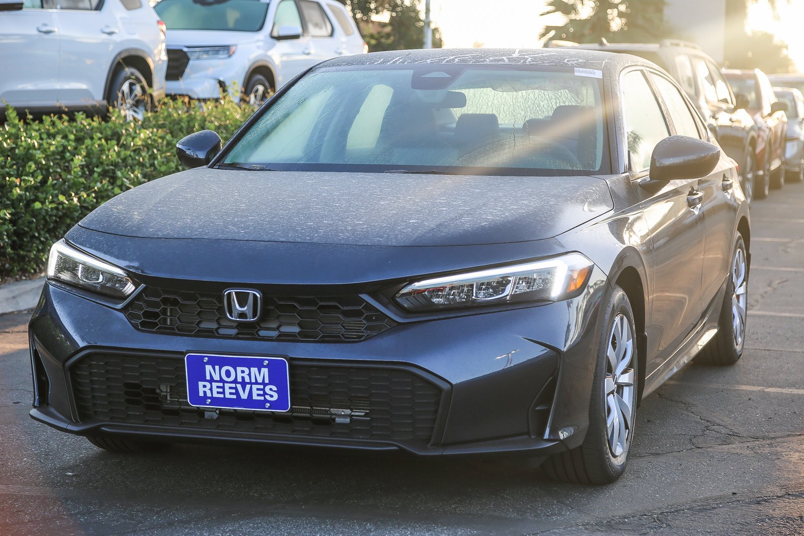 New 2026 Meteorite Gray Metallic Honda LX CVT image 3