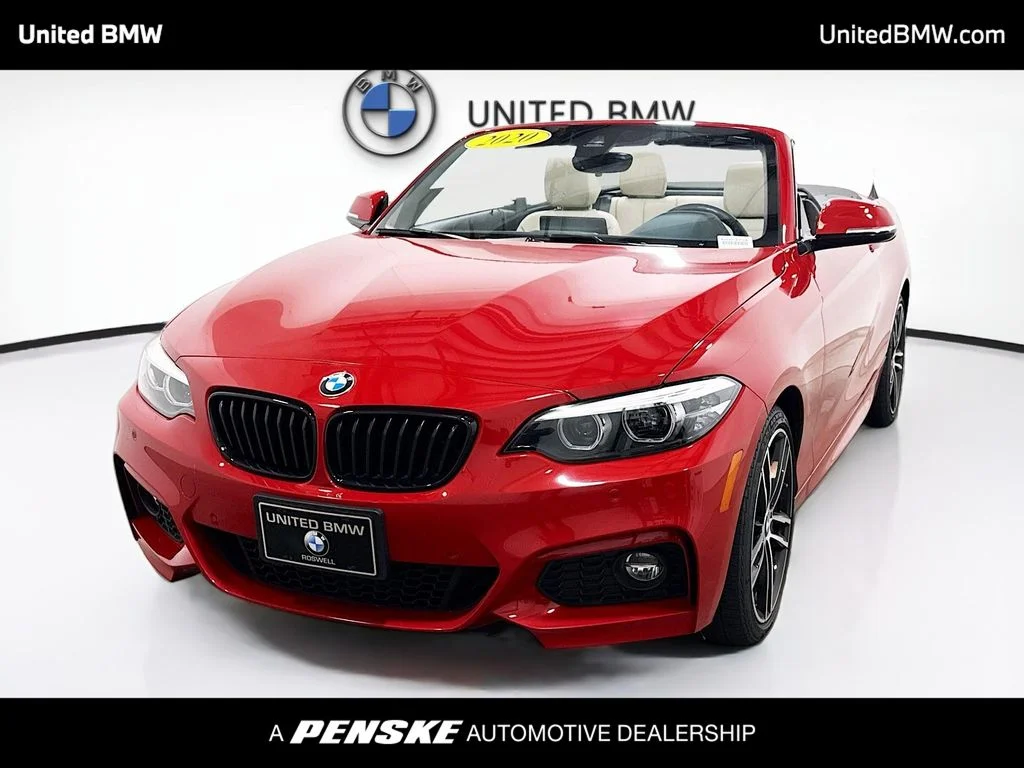 Used 2020 Melbourne Red Metallic BMW 230i xDrive image 1