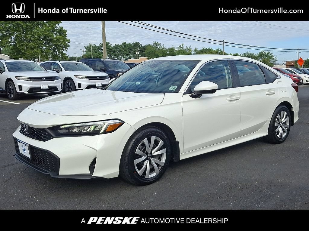 Certified Used 2025 Platinum White Pearl Honda 4D LX image 31