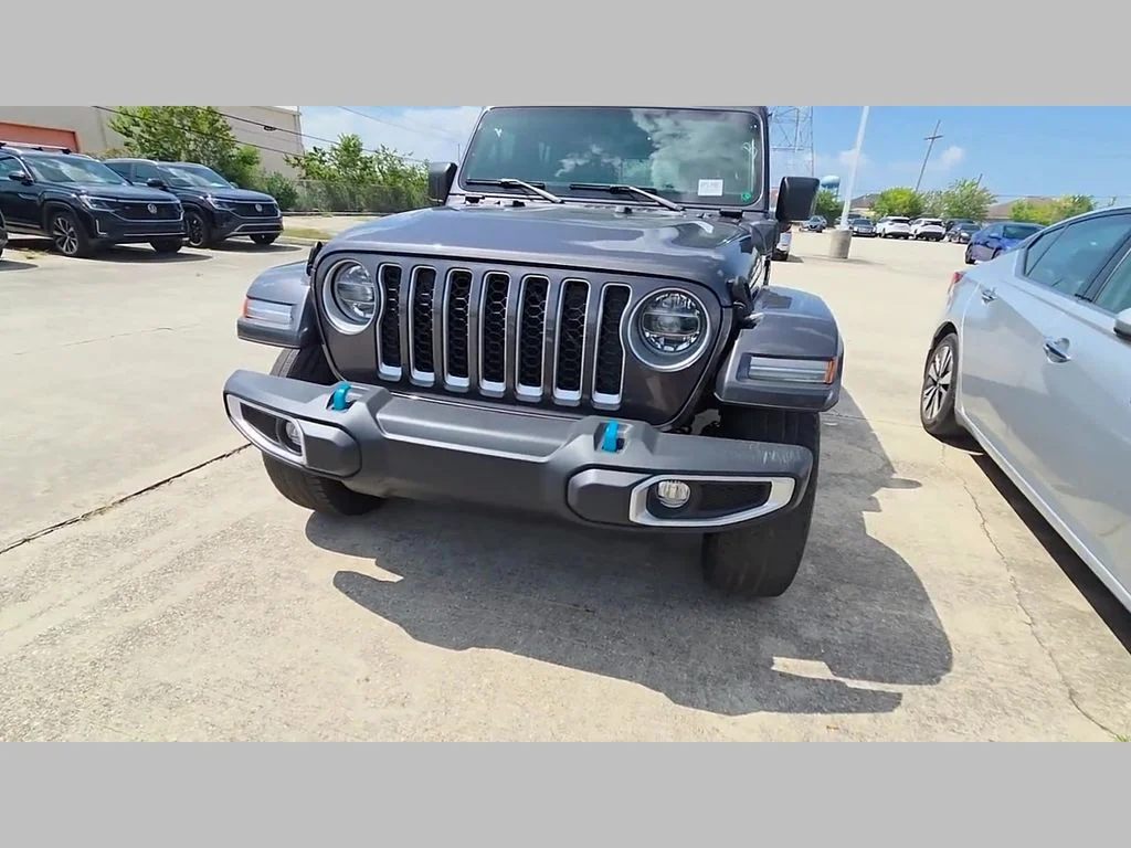 Certified Used 2022 Gray Jeep Unlimited Sahara 4xe image 46