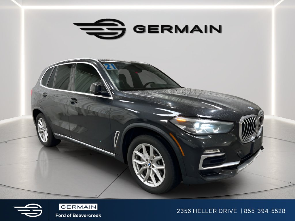 Used 2021 Black Sapphire Metallic BMW xDrive40i image 2