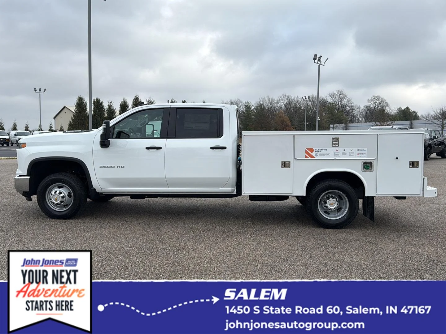 New 2026 Summit White Chevrolet Work Truck image 1