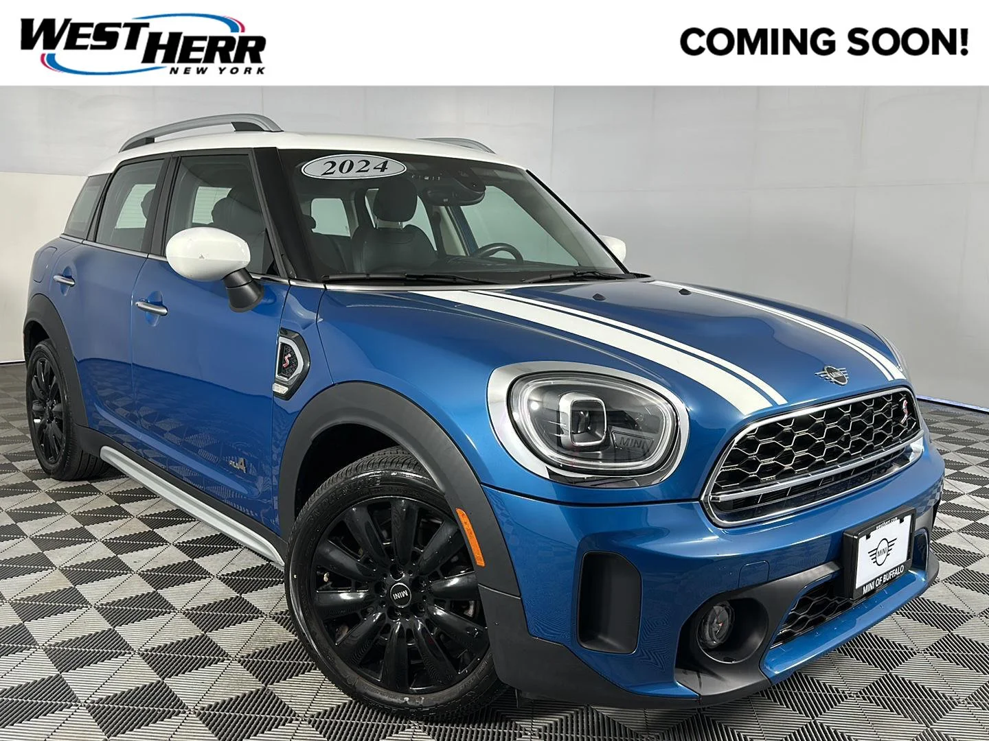 Used 2024 Island Blue Metallic MINI Cooper S image 1