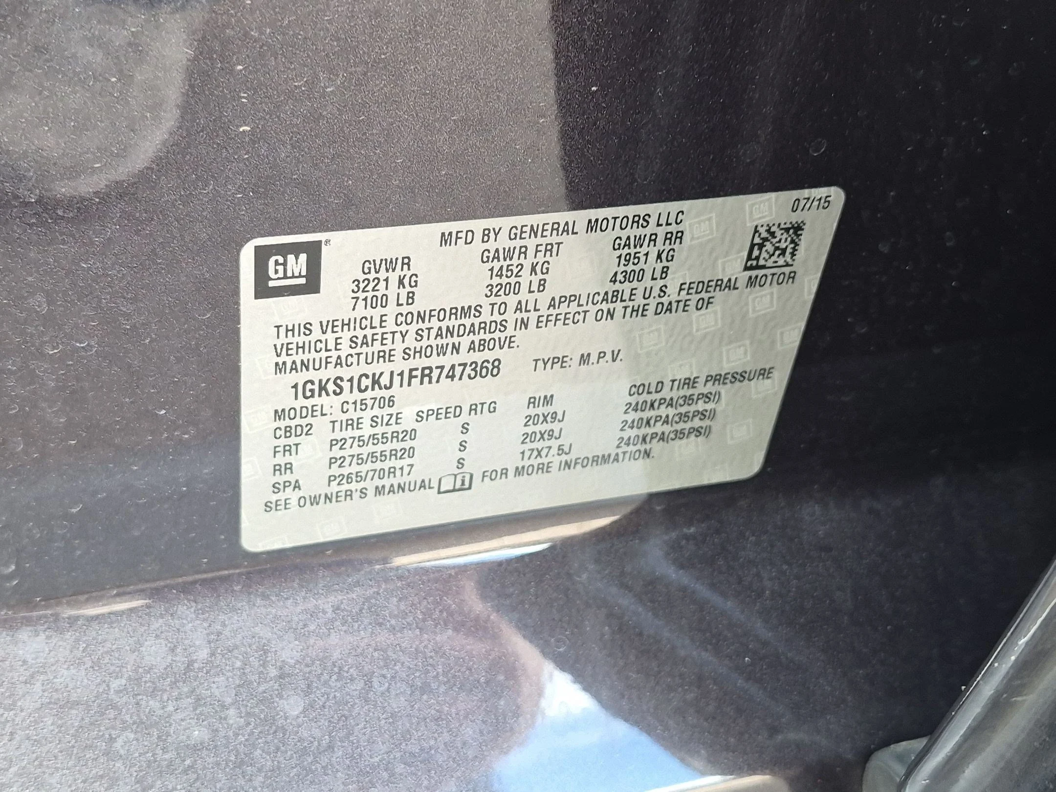 Used 2015 Iridium Metallic GMC Denali image 33