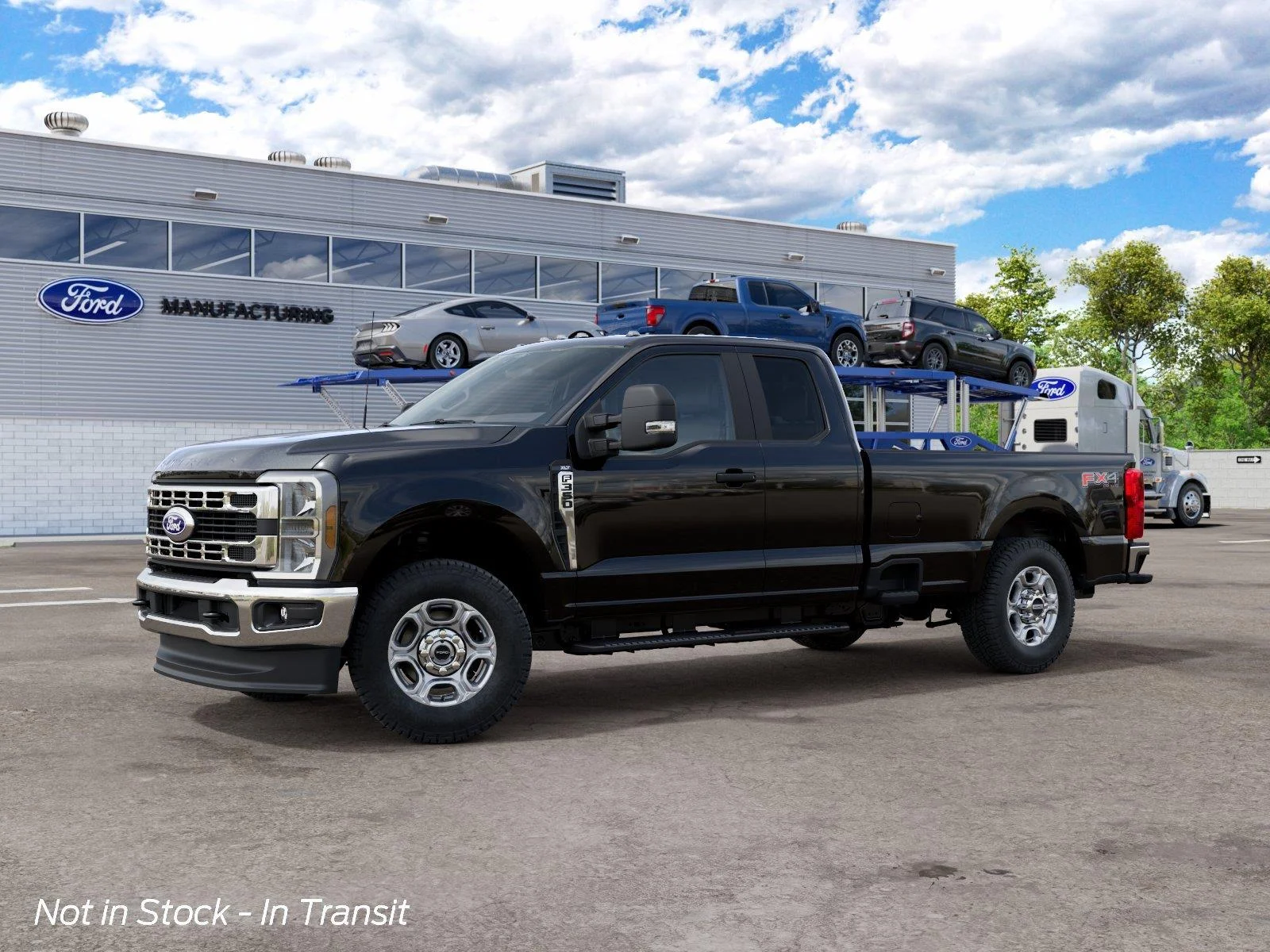New 2027 Agate Black Metallic FORD F-350® XLT image 2