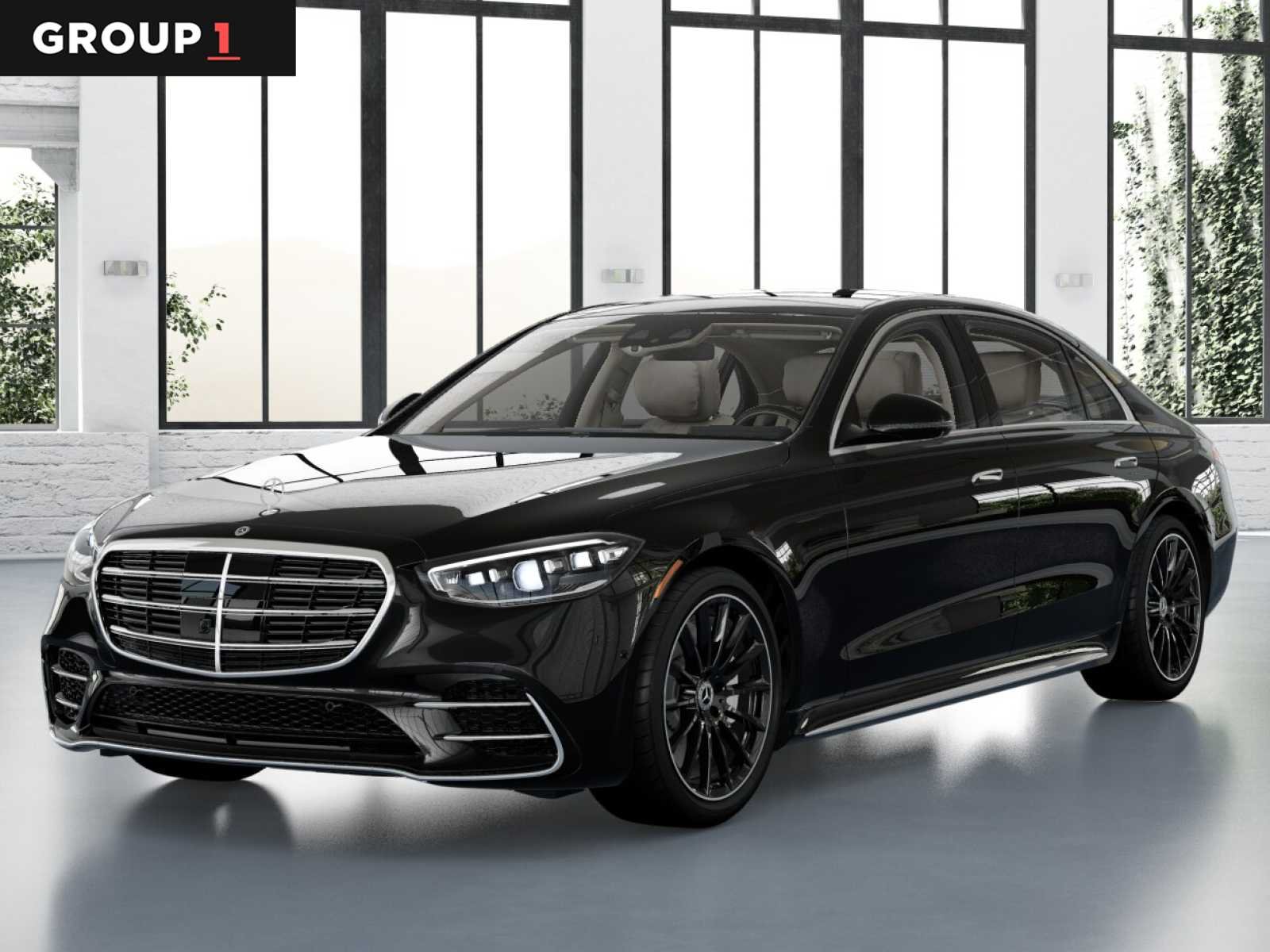 Obsidian Black Metallic 2026 Mercedes-Benz S-Class S 500 4MATIC Sedan All-Wheel Drive