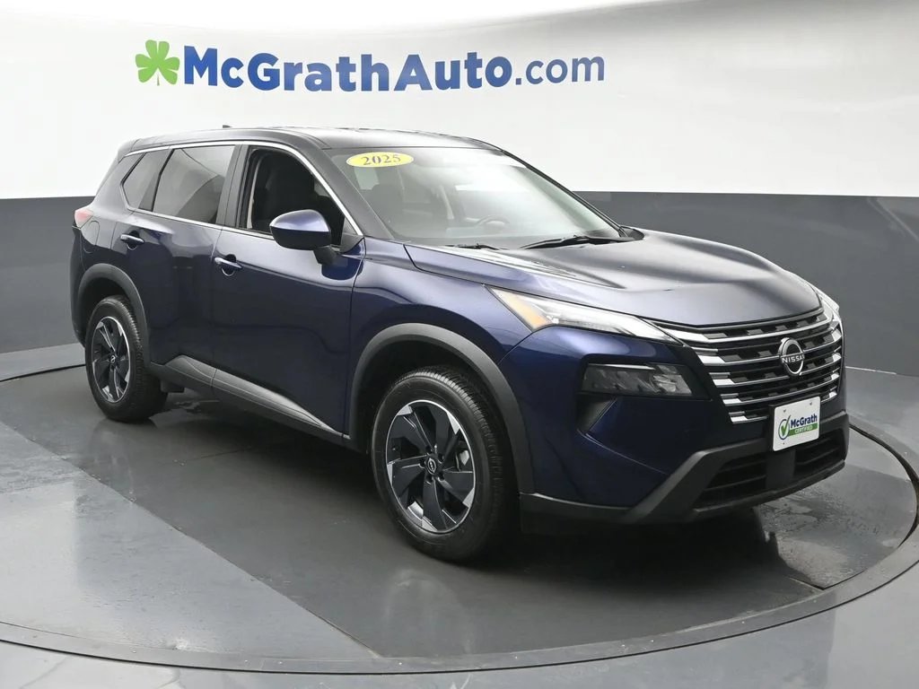 Certified Used 2025 Blue Nissan SV image 2