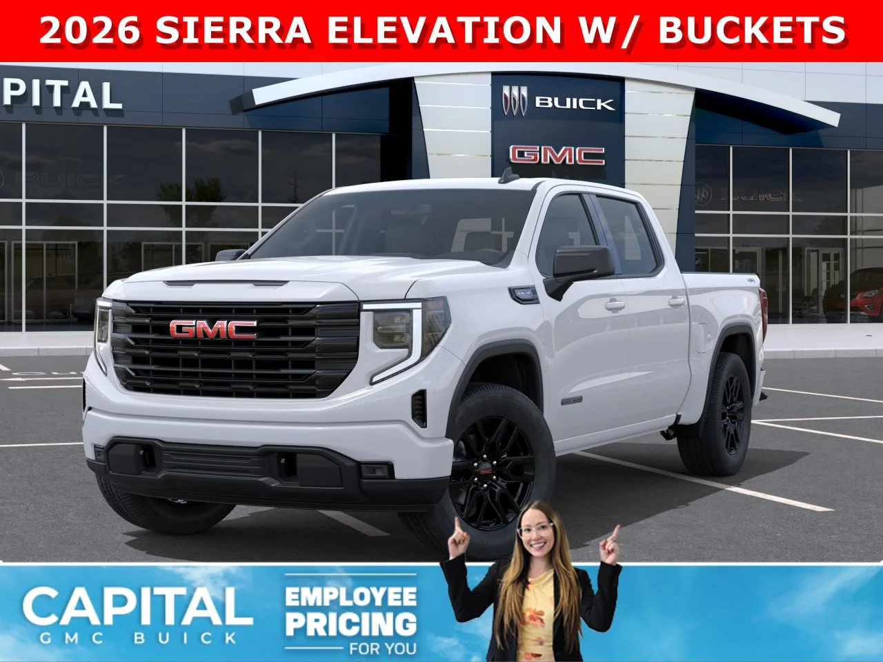 New 2026 Summit White GMC Elevation image 1