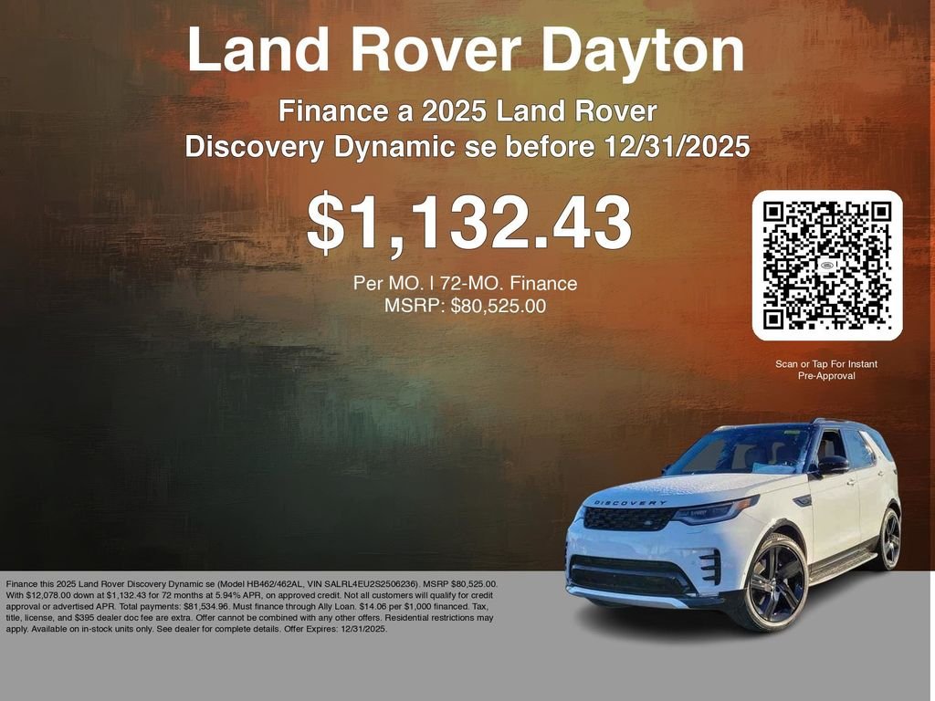 Used 2025 White Land Rover Dynamic se image 7