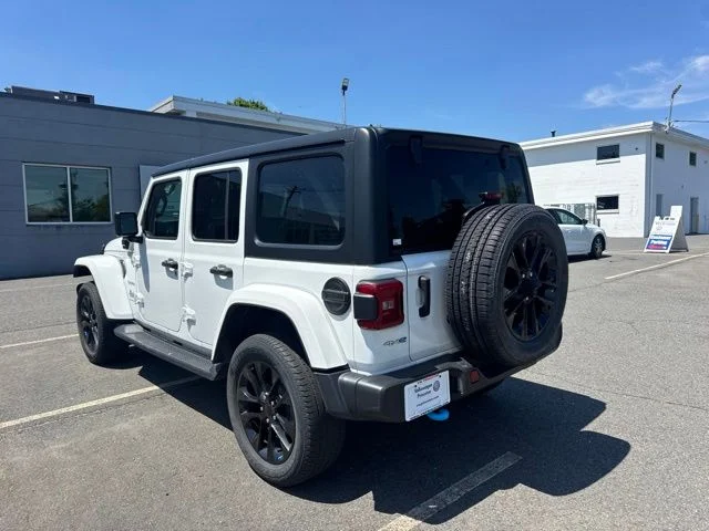 Used 2023 White Jeep Sahara 4xe image 6