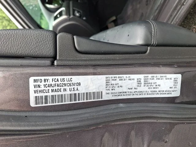 Used 2021 Gray Jeep Laredo X image 26