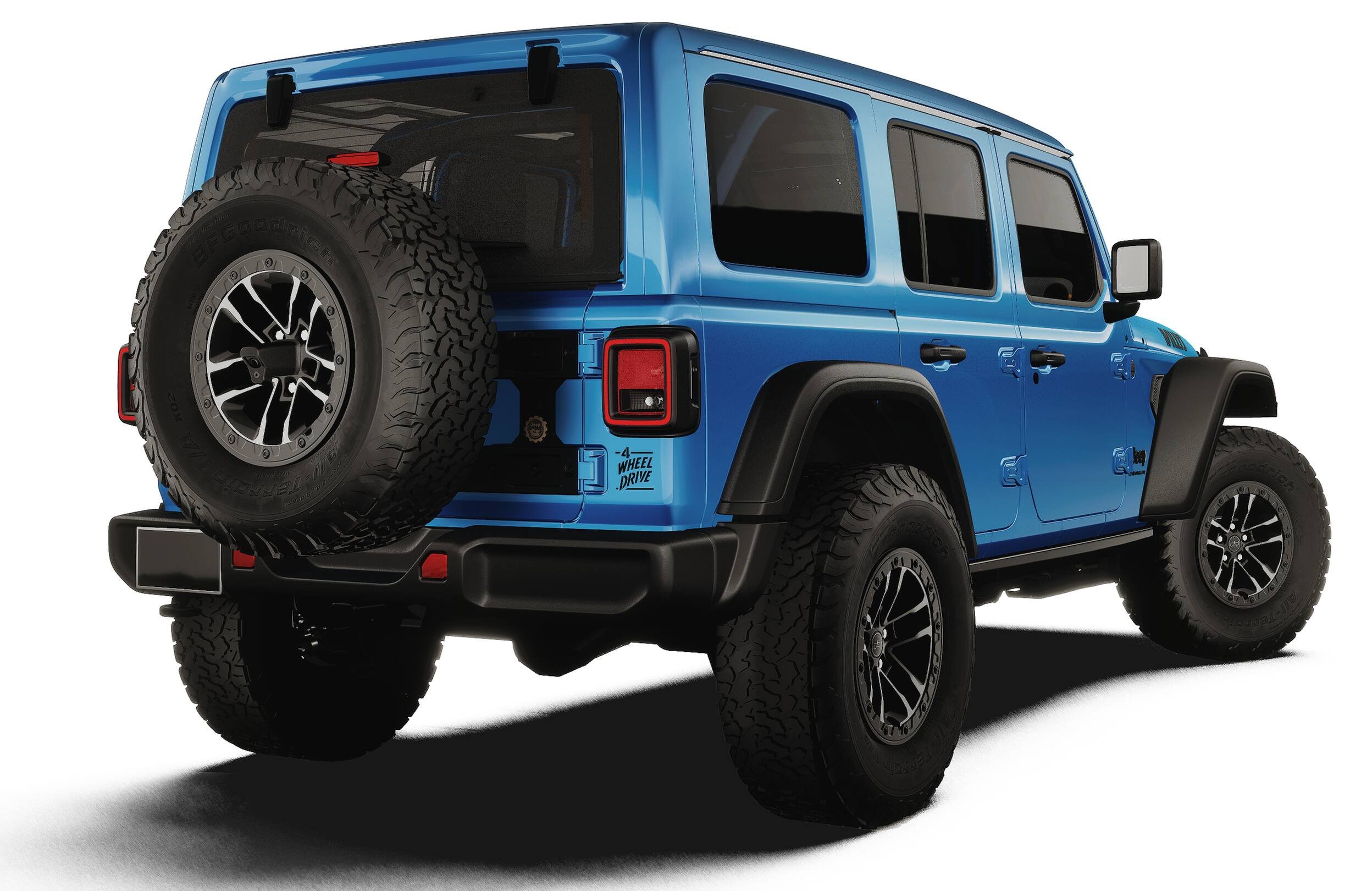 New 2027 Hydro Blue Pearl-Coat Paint Jeep Willys image 28