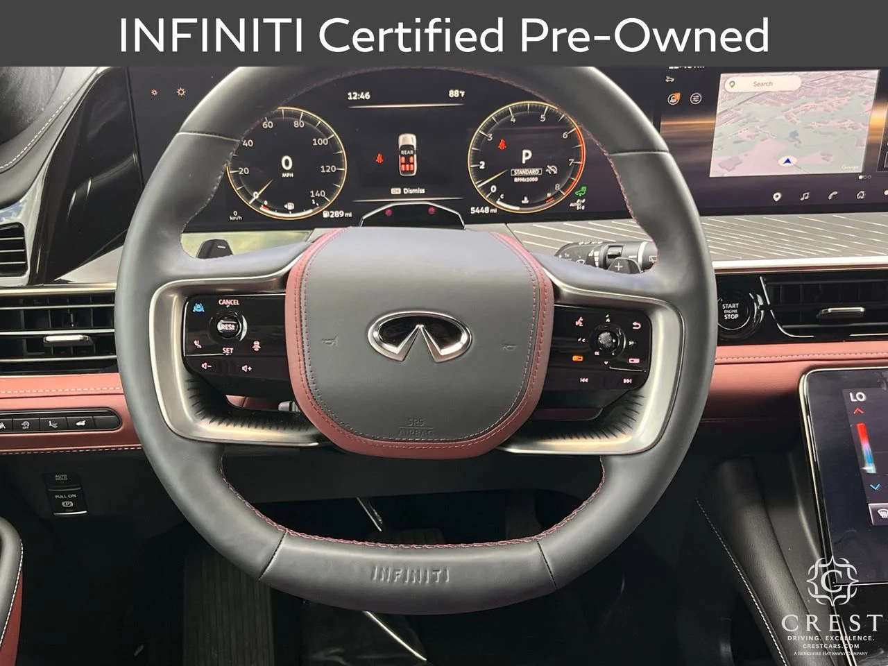 Certified Used 2026 Radiant White Black Obsidian INFINITI AUTOGRAPH image 14