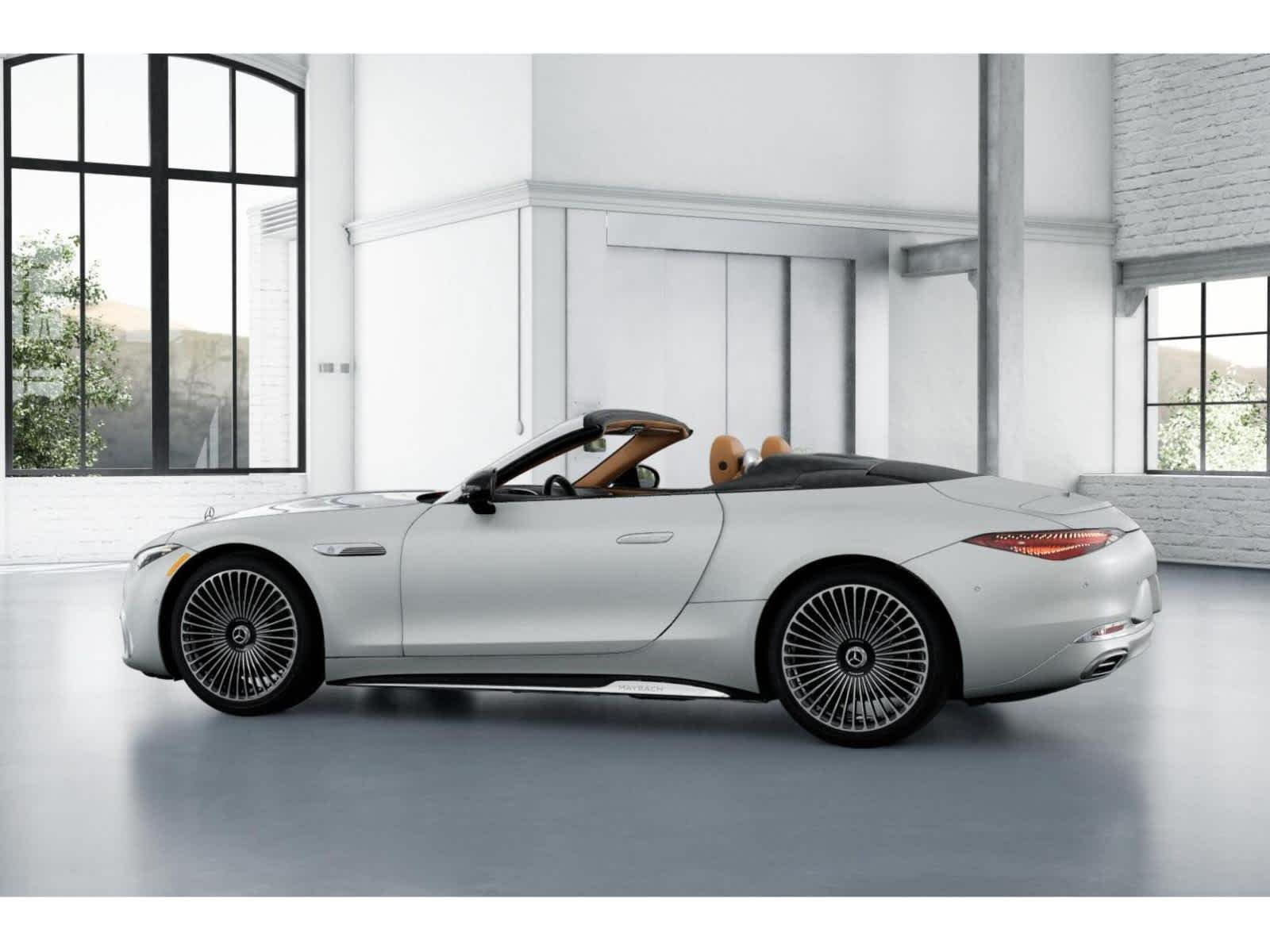 New 2027 MANUFAKTUR Moonlight White Magno Mercedes-Benz Maybach SL 680 Monogram Series image 31