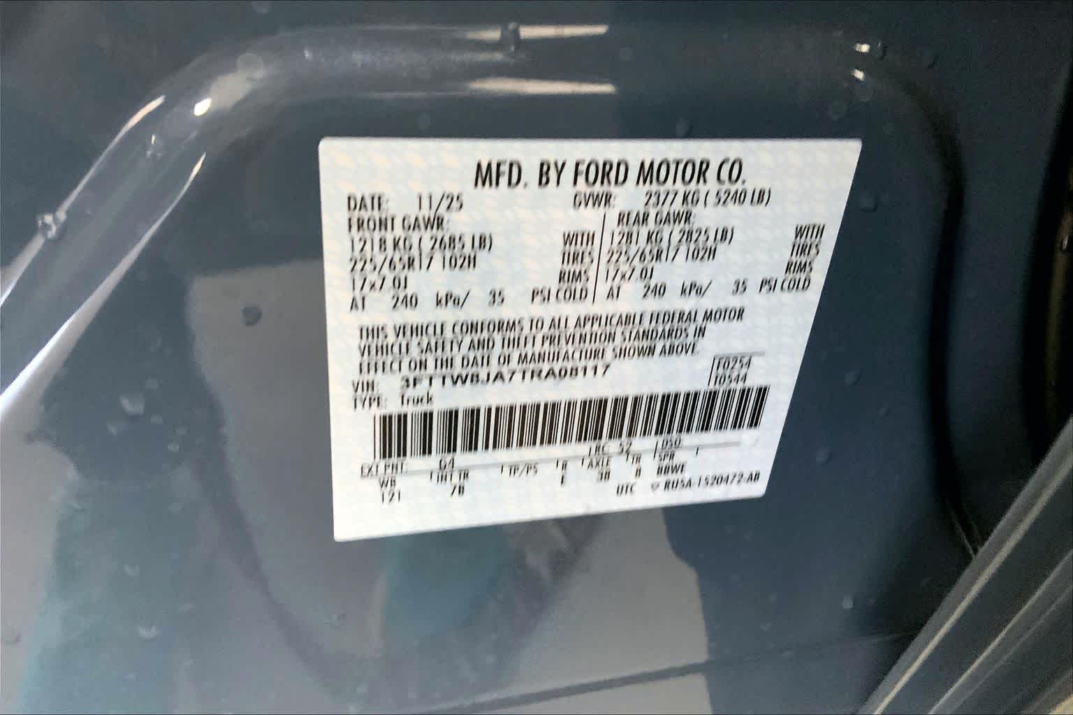 New 2026 Azure Gray Metallic Tri-Coat Ford XLT image 20