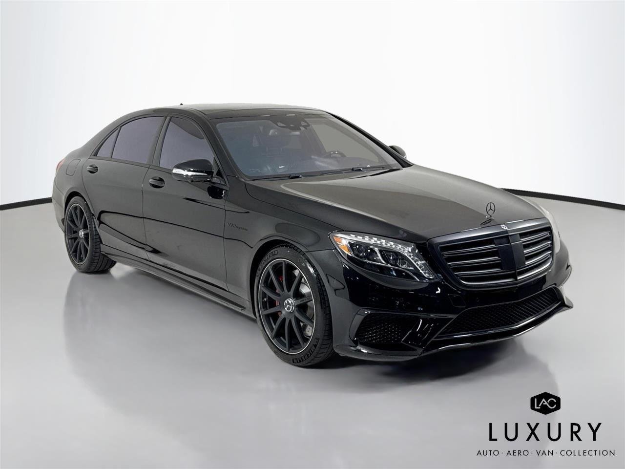 Used 2015 Obsidian Black Metallic Mercedes-Benz S 65 AMG® | Rear TVs | RennTech Upgrades image 3