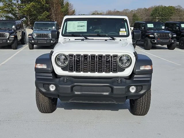 New 2026 Bright White Clear-Coat Exterior Paint Jeep Sport S image 2