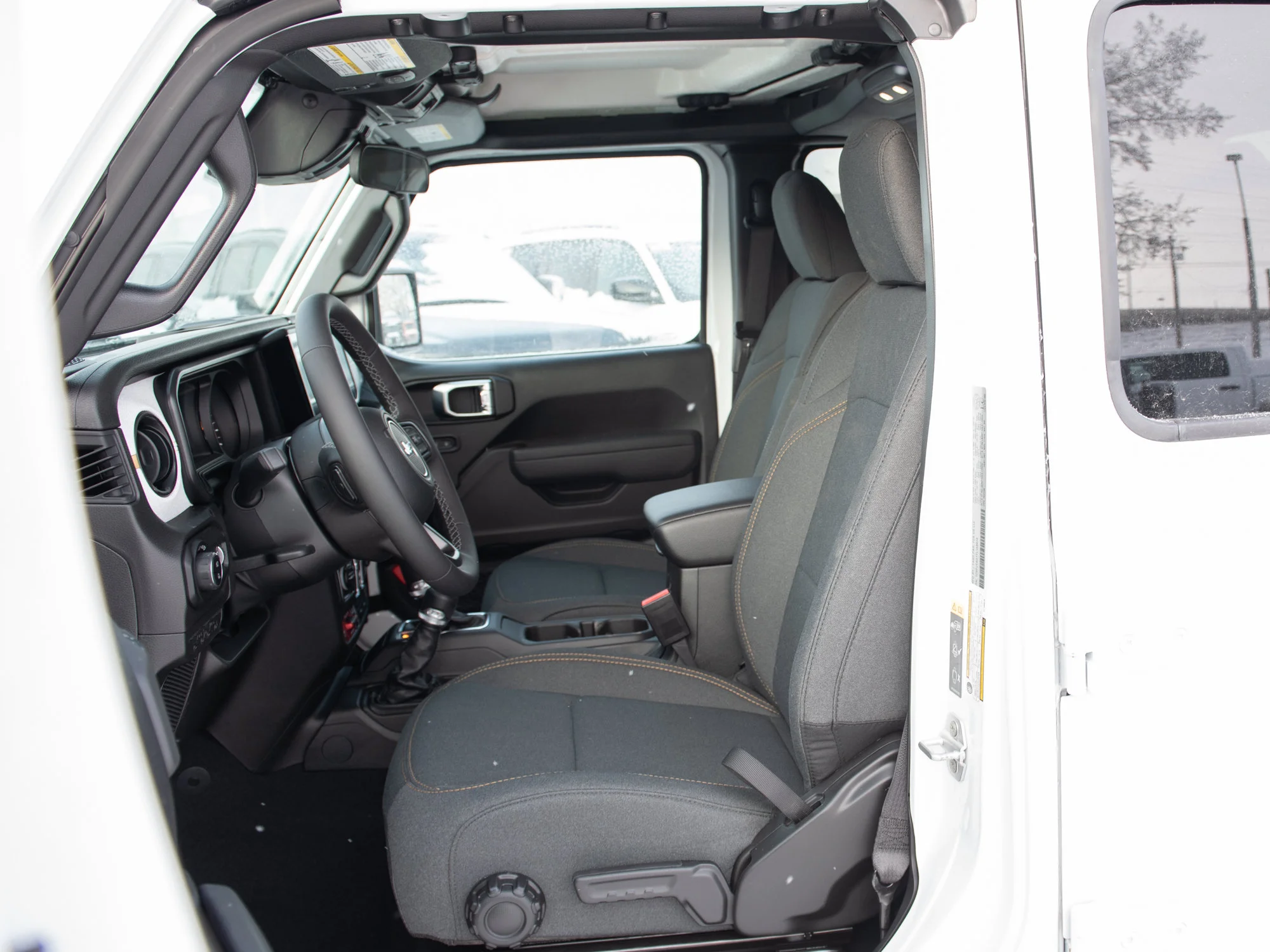 New 2026 White Jeep Willys*, Black Rhino Wheels, 33 Inch Tires, Treeline Outdoors Rooftop Tent image 24