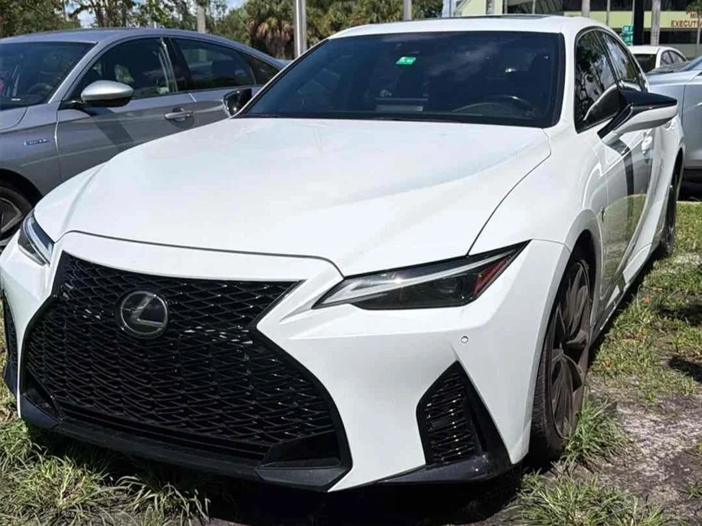 Used 2021 White Lexus 350 F SPORT image 1
