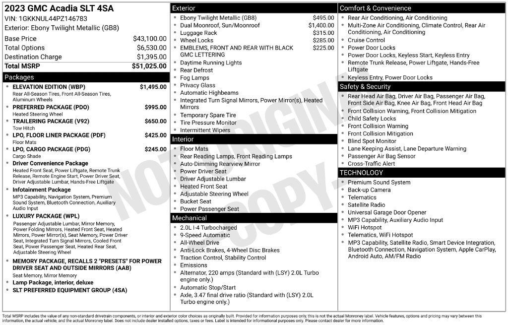 Used 2023 Black GMC SLT image 28
