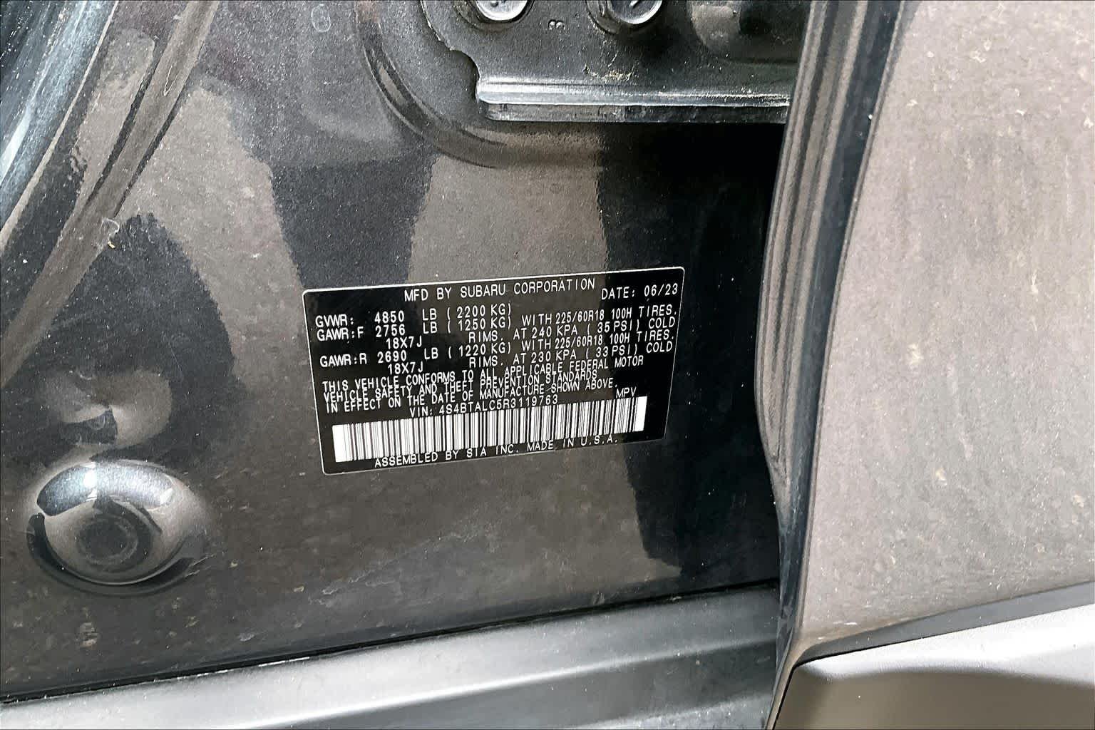 Used 2024 Magnetite Gray Metallic Subaru Onyx Edition image 34
