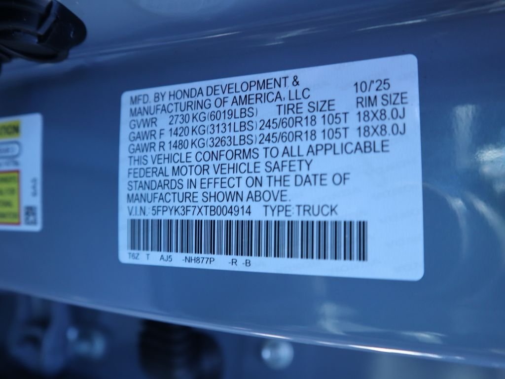 2026 Honda Ridgeline TrailSport - Photo 32
