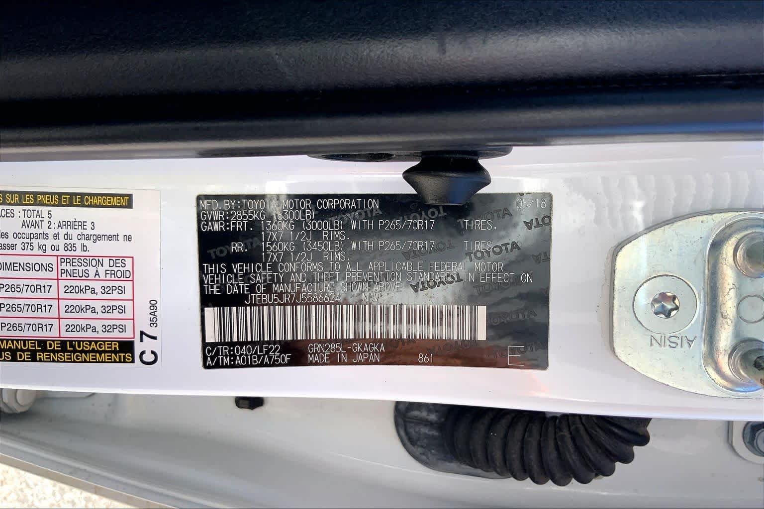 Used 2018 Super White Toyota TRD Pro image 36