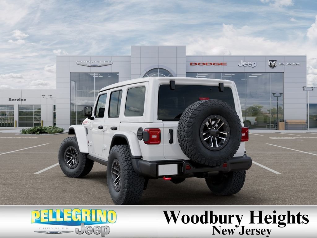 New 2026 Bright White Clear-Coat Exterior Paint Jeep Rubicon X image 3