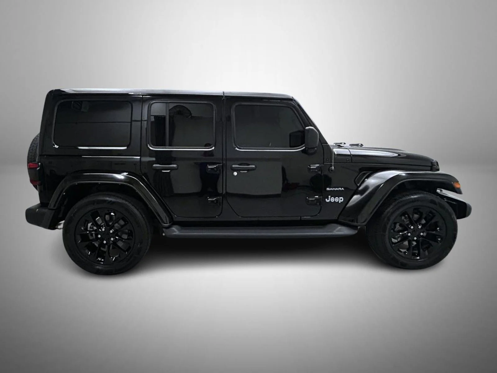 Used 2022 Black Jeep Unlimited Sahara 4xe image 4