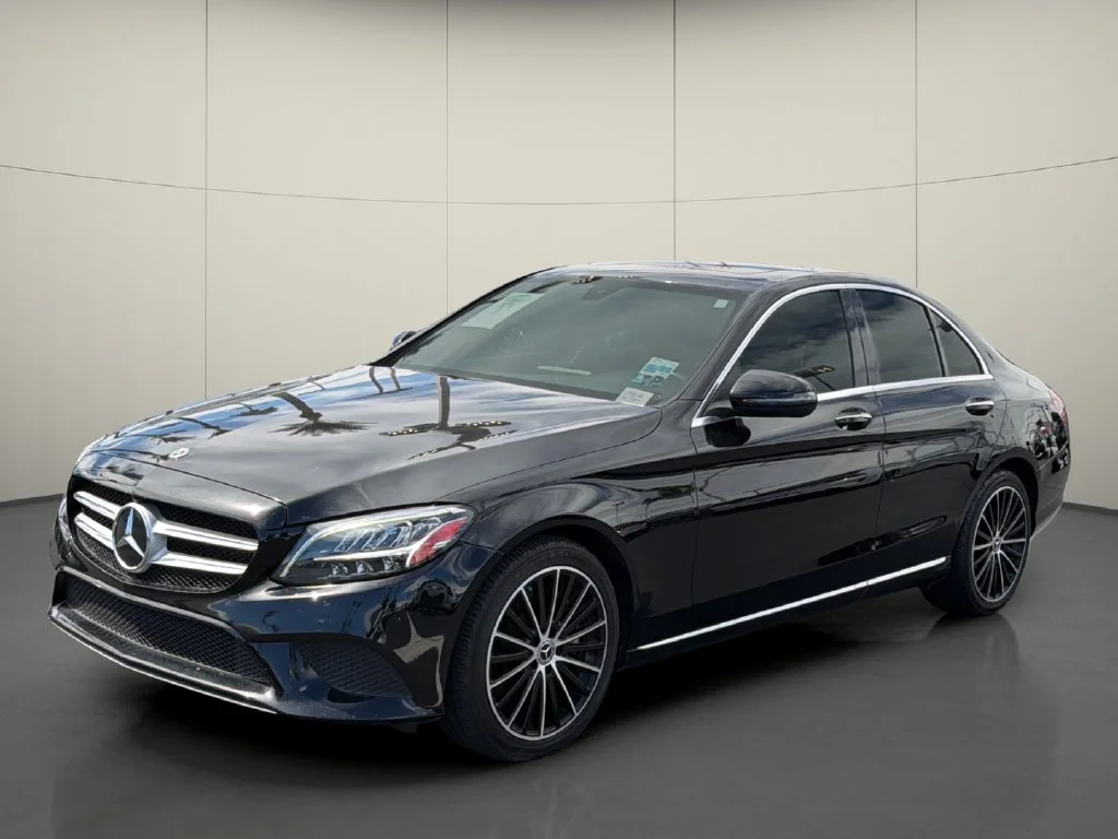 Used 2021 Black Mercedes-Benz C 300 image 3