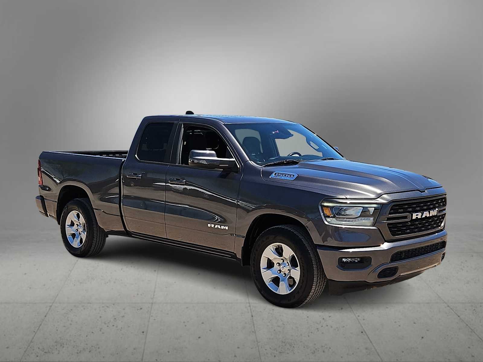 Used 2023 Granite Crystal Metallic Clearcoat Ram Big Horn image 2
