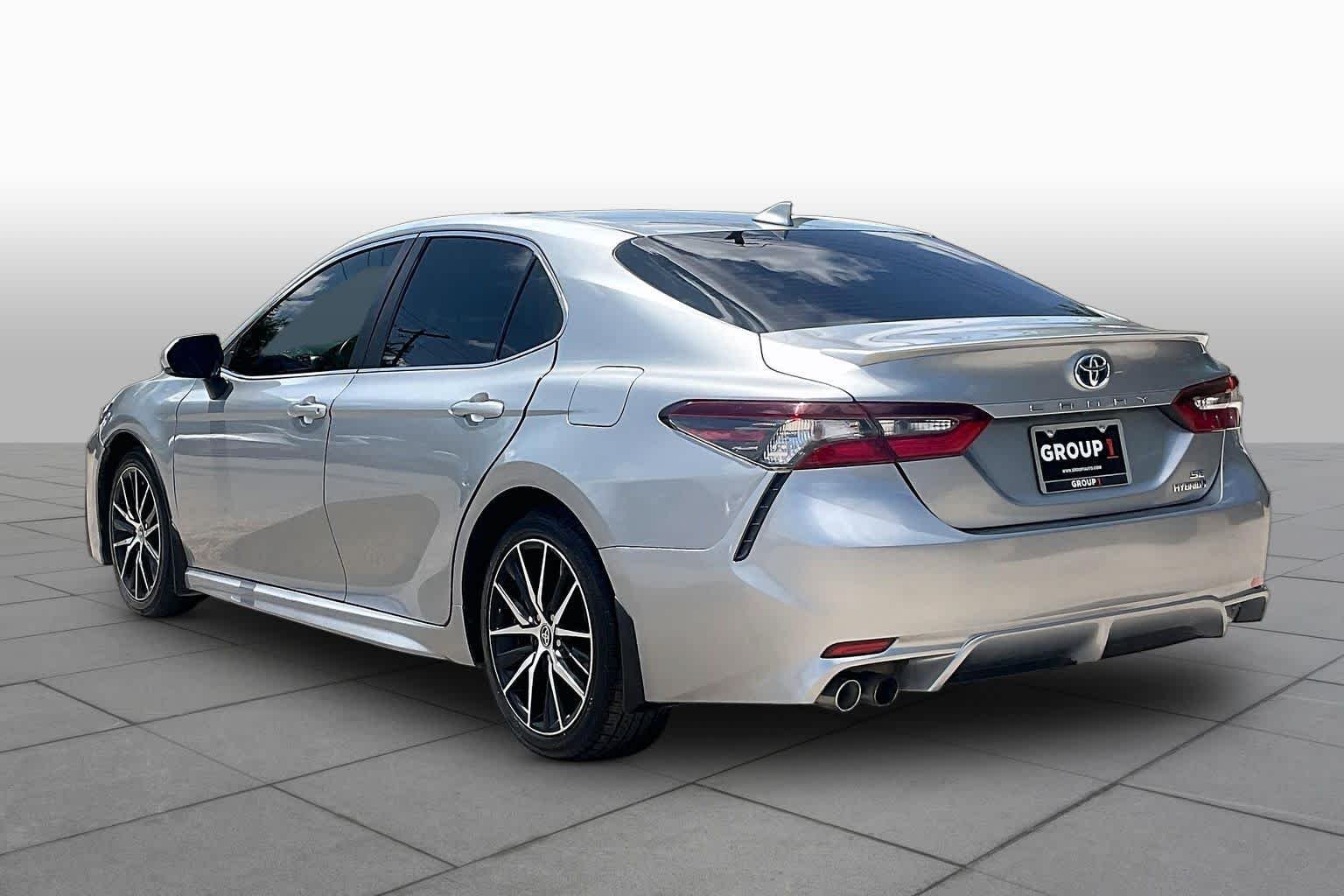 Used 2022 Celestial Silver Metallic Toyota Hybrid SE image 12