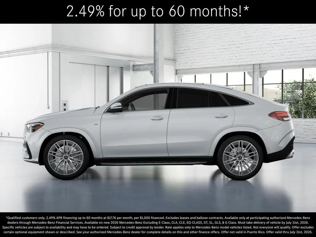 New 2026 MANUFAKTUR Moonlight White Metallic Mercedes-Benz AMG® GLE 53 4MATIC+ Coupe image 34