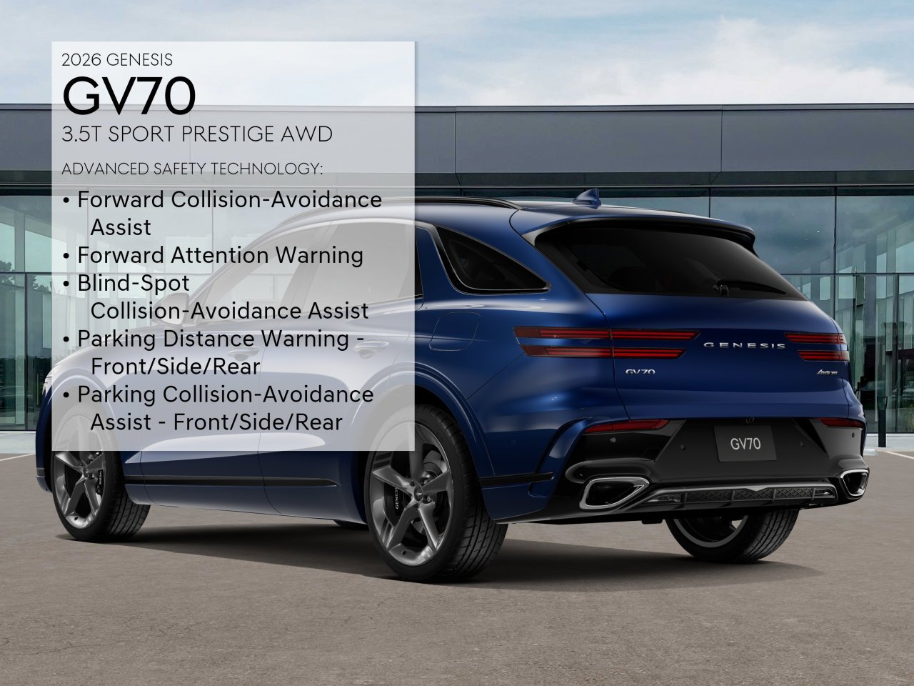 New 2026 Blue Genesis 3.5T SPORT PRESTIGE image 7