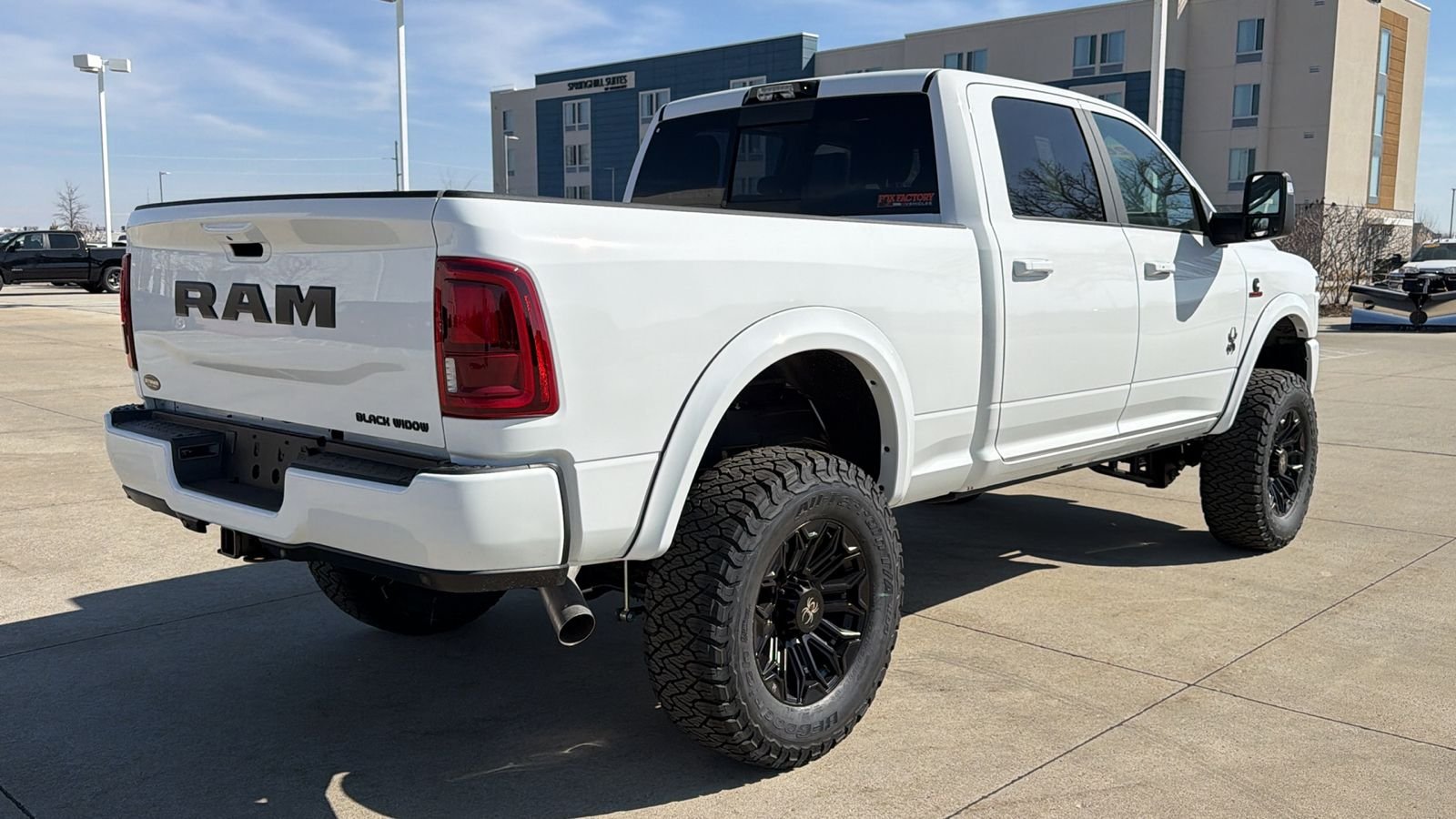 New 2026 Bright White Clear-Coat Exterior Paint RAM Laramie image 12