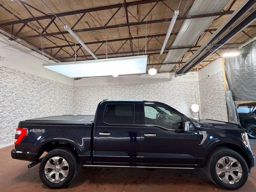 Used 2023 Antimatter Blue Metallic Ford Platinum image 8