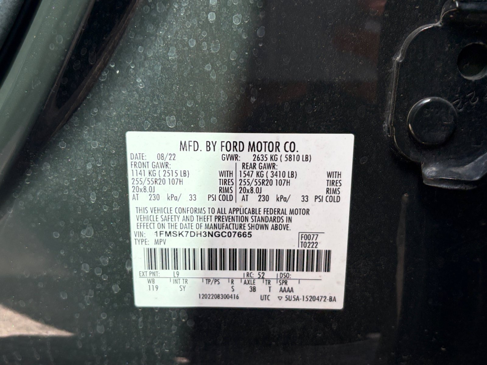 Used 2022 Forged Green Metallic Ford XLT image 25