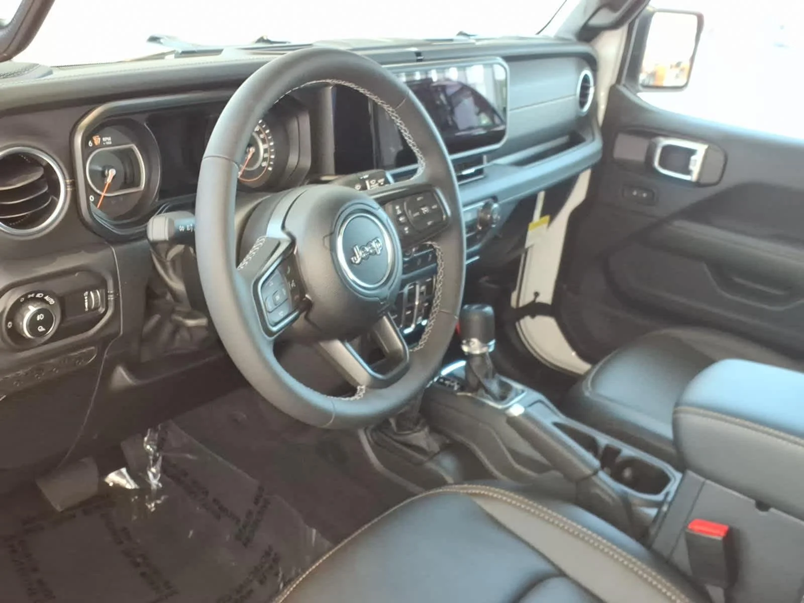 New 2026 Bright White Clearcoat Jeep Sahara image 8