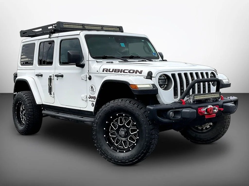 Certified Used 2019 White Jeep Unlimited Rubicon image 1