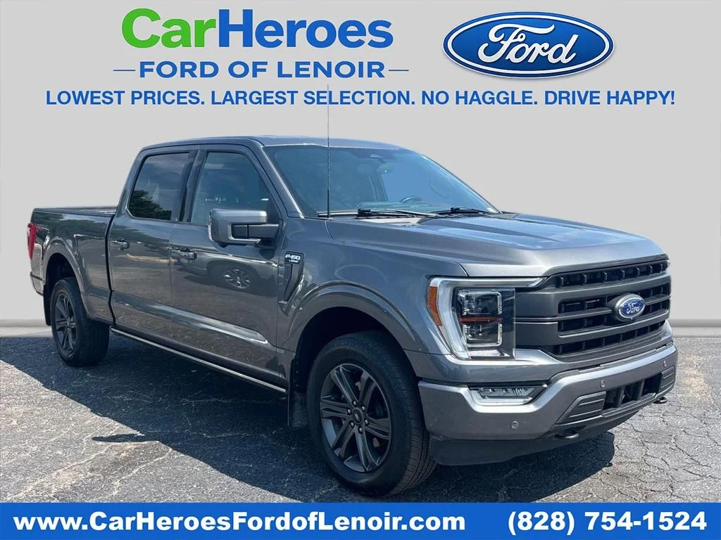 Certified Used 2023 Carbonized Gray Metallic Ford Lariat image 1