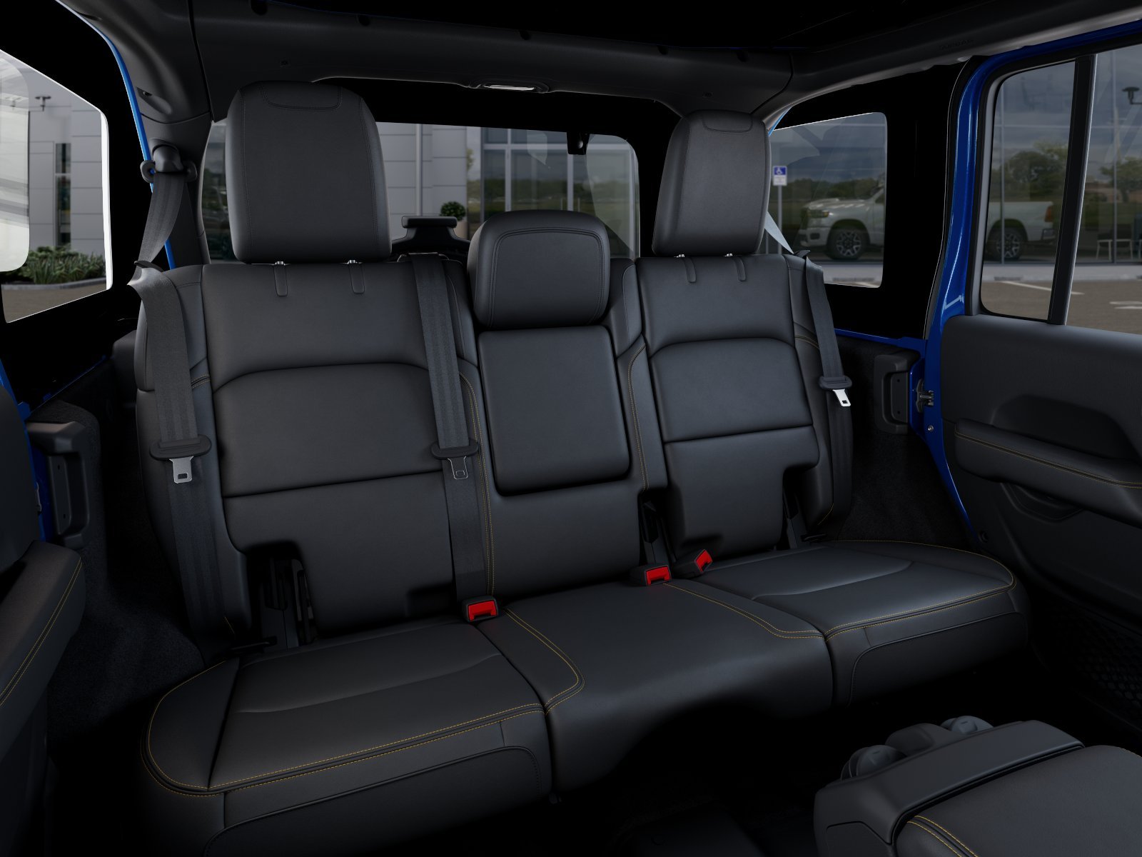 New 2026 Hydro Blue Pearl-Coat Exterior Paint Jeep Sahara image 46